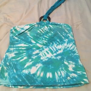 La Blanca tye dyed Tankini top
